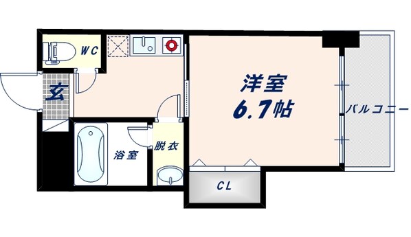 グレンパーク中川の物件間取画像